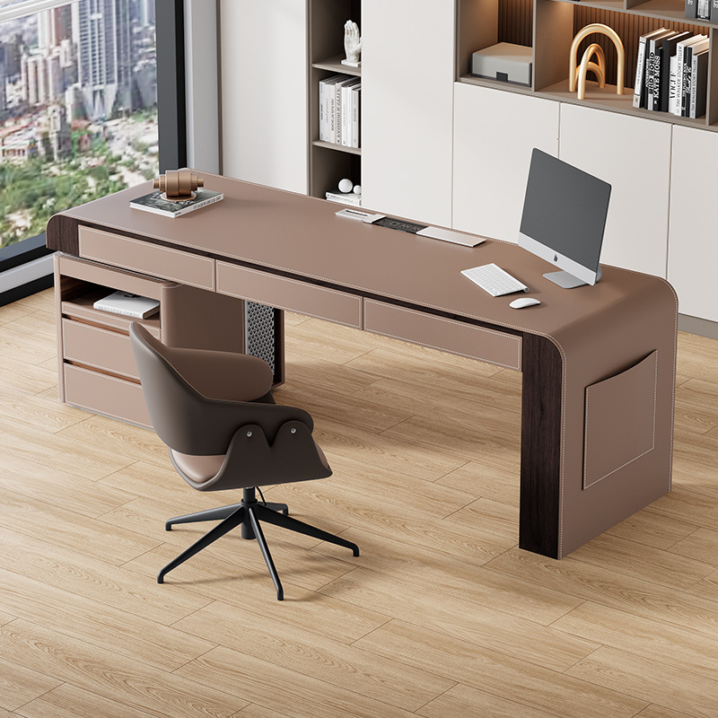 Office Furniture High End - Italiaans minimalistisch bureau Moderne woonkamer Studiewerkbank