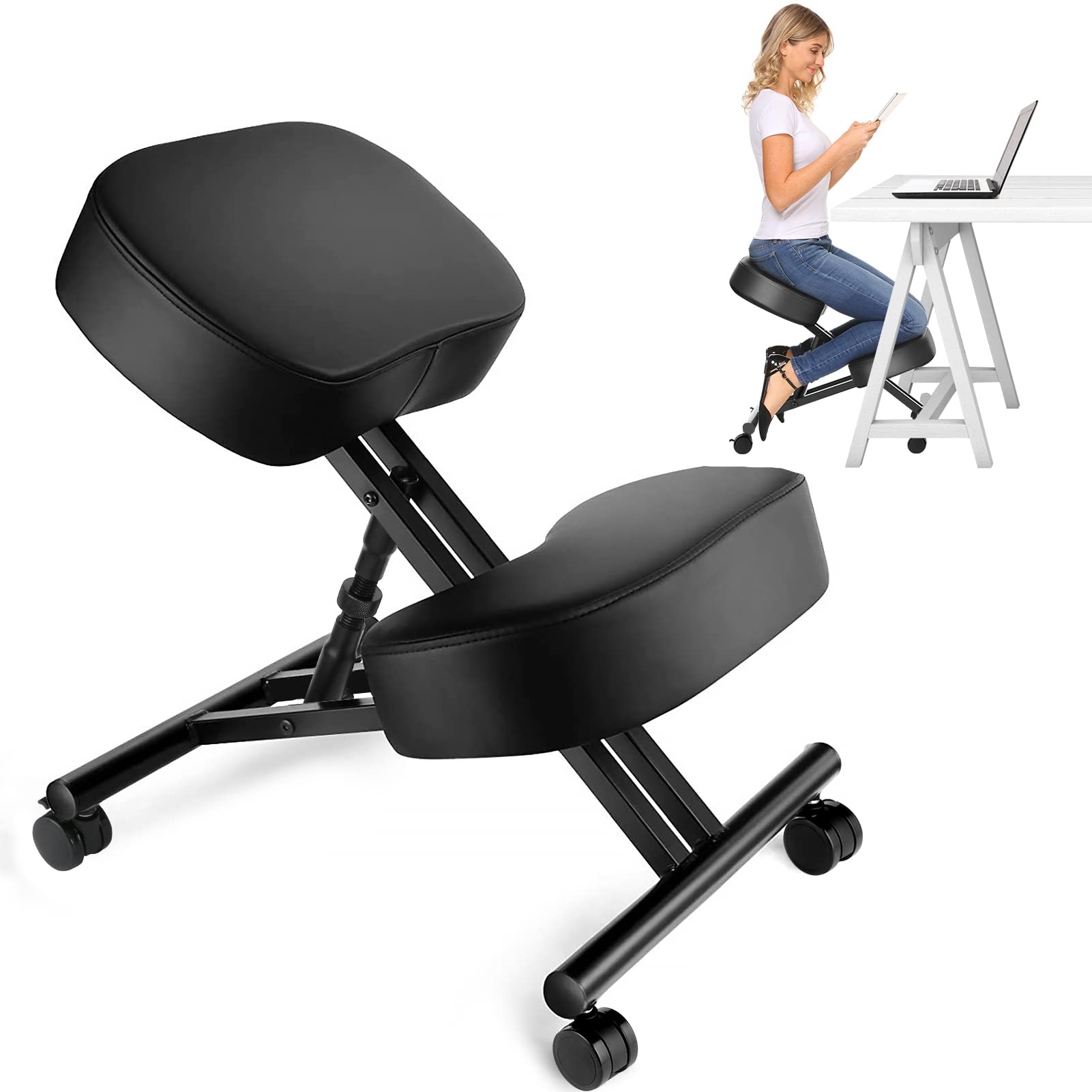 Office Furniture Commercial - Ergonomische knielstoel voor kantoor, verstelbare kruk
