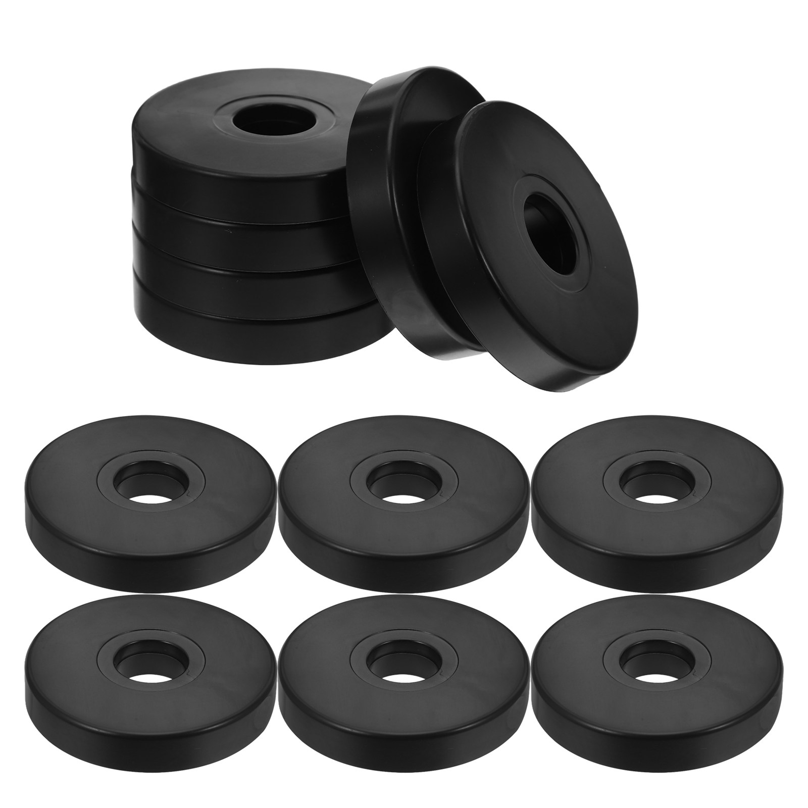 Office Furniture Home - 12 stuks antislip ronde zwenkwielen, meubelvloerbeschermers,