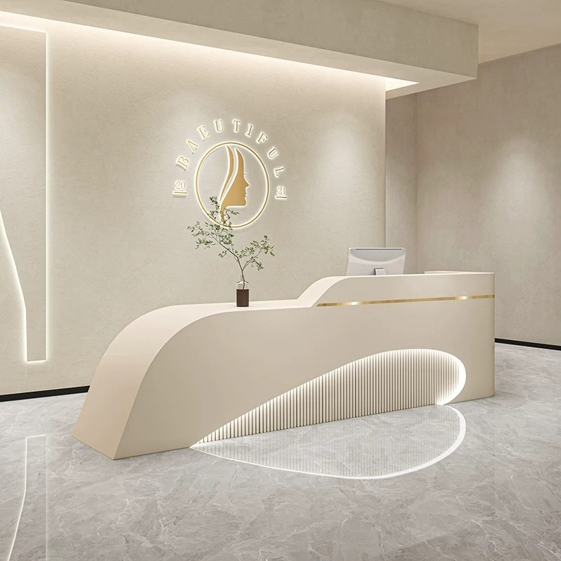Office Furniture High End - Nordic High-end schoonheidssalon Receptie Moderne kunst