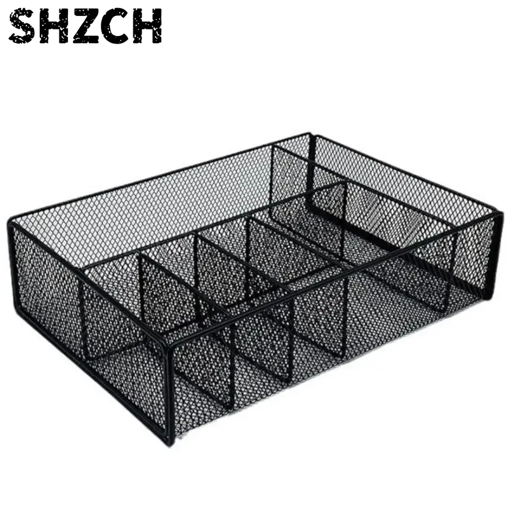 Zwart metalen opbergmand Mesh  - Paper Basket Mesh recensie en prijs