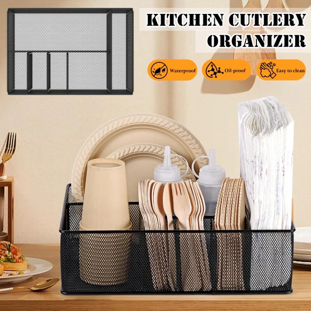Zwart metalen opbergmand Mesh  - Paper Basket Mesh recensie en prijs