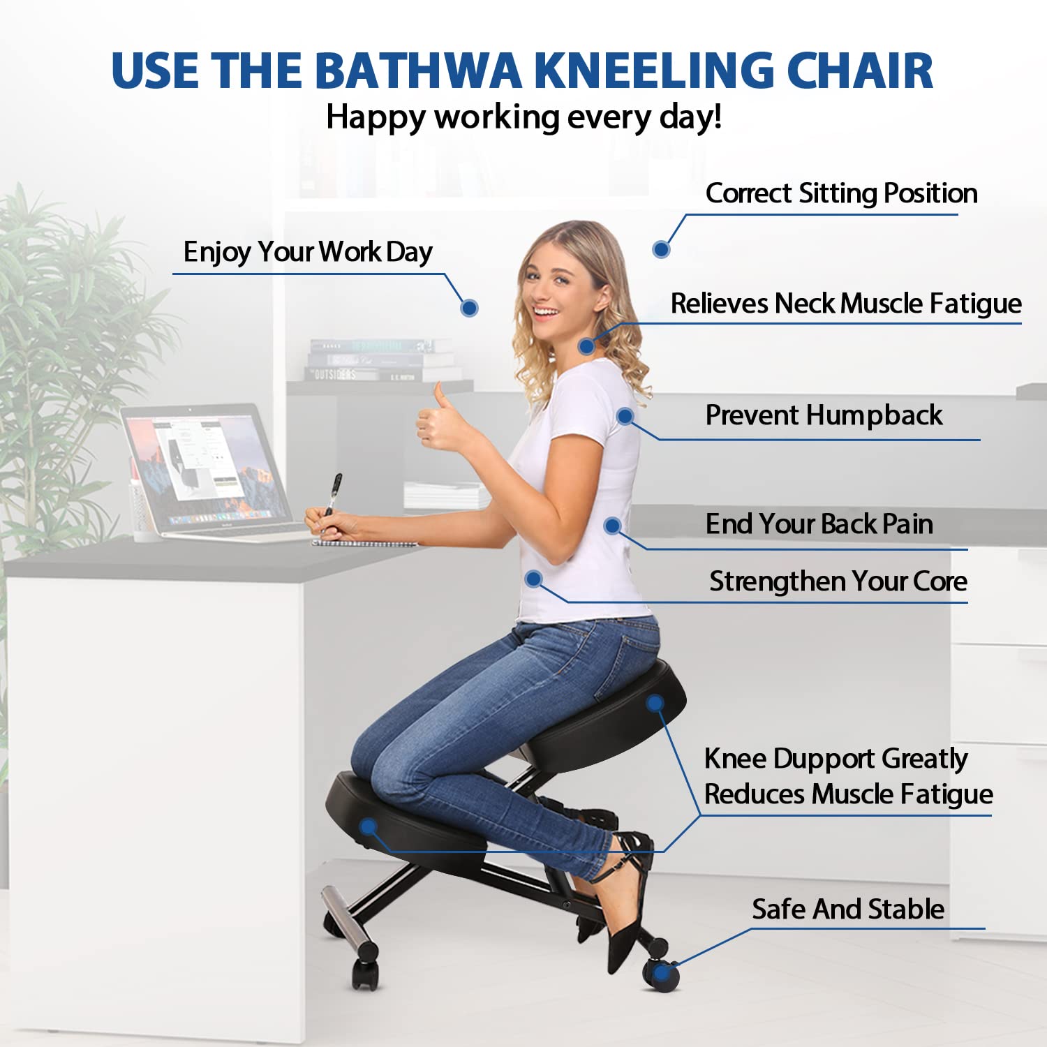 Ergonomische knielstoel voor k - Office Furniture Commercial recensie en prijs