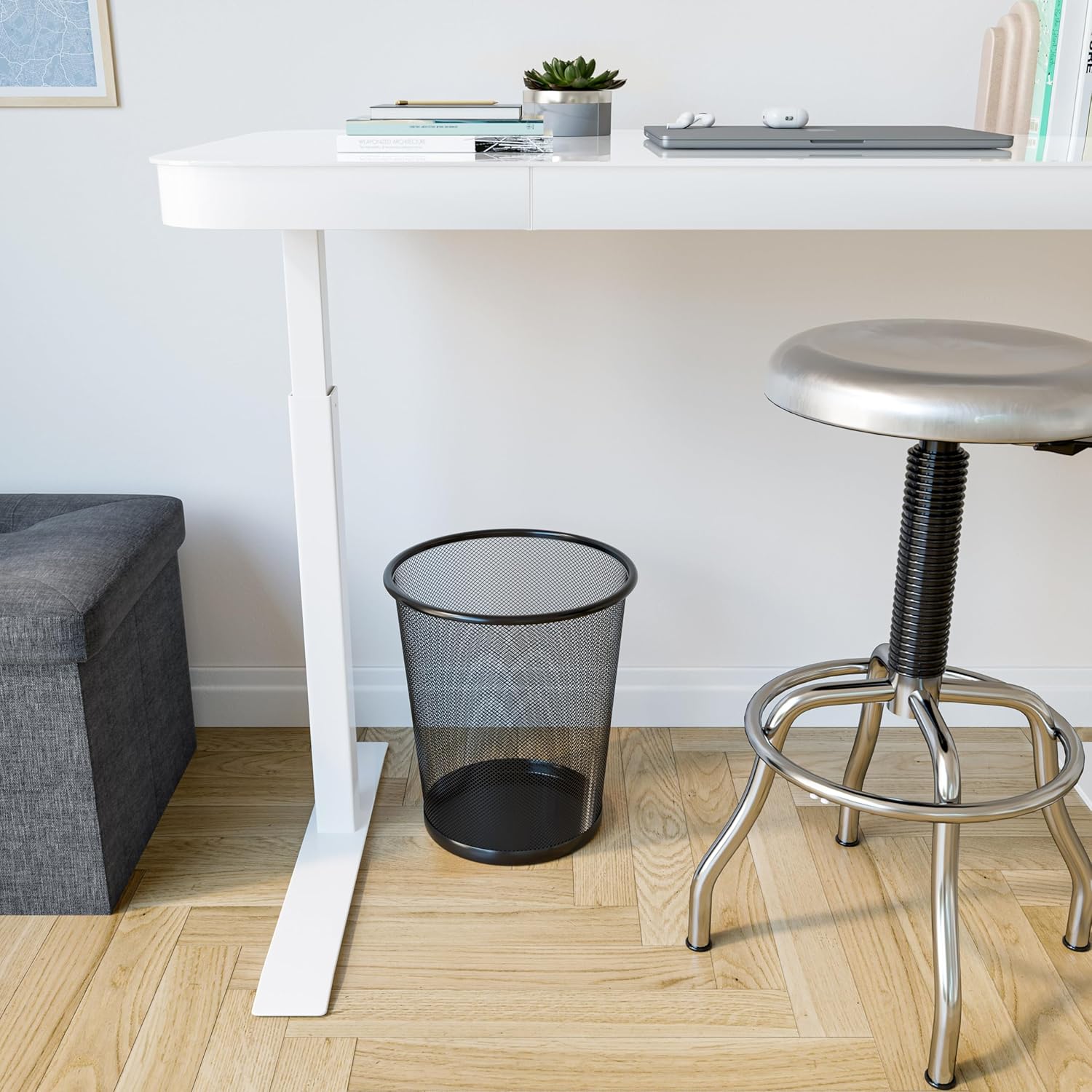 2-pack ronde prullenbakken van - Paper Basket Mesh recensie en prijs