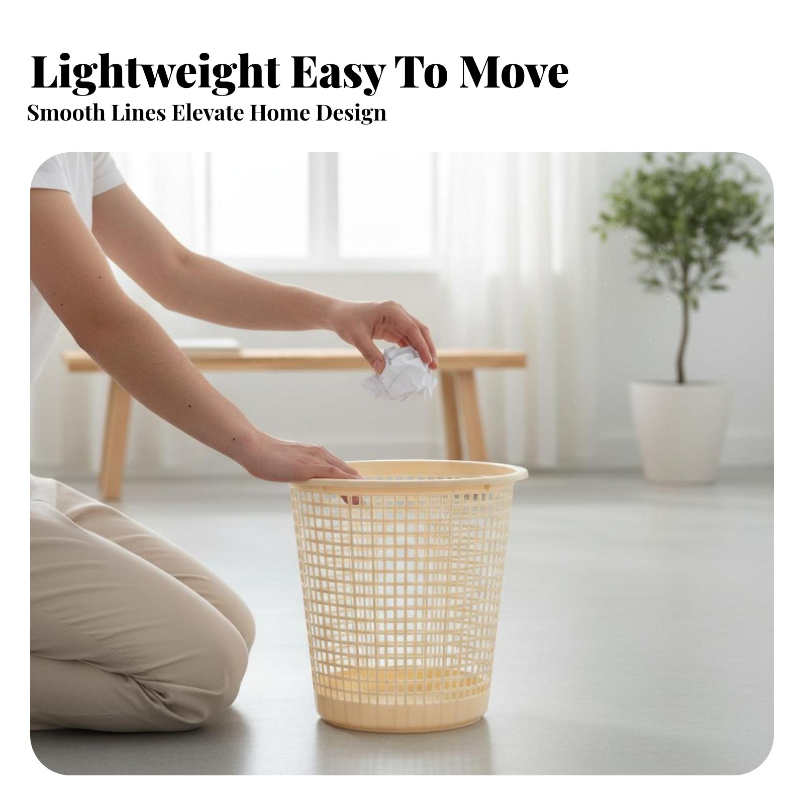 Afvalbak met holle ventilatieo - Paper Basket Mesh recensie en prijs