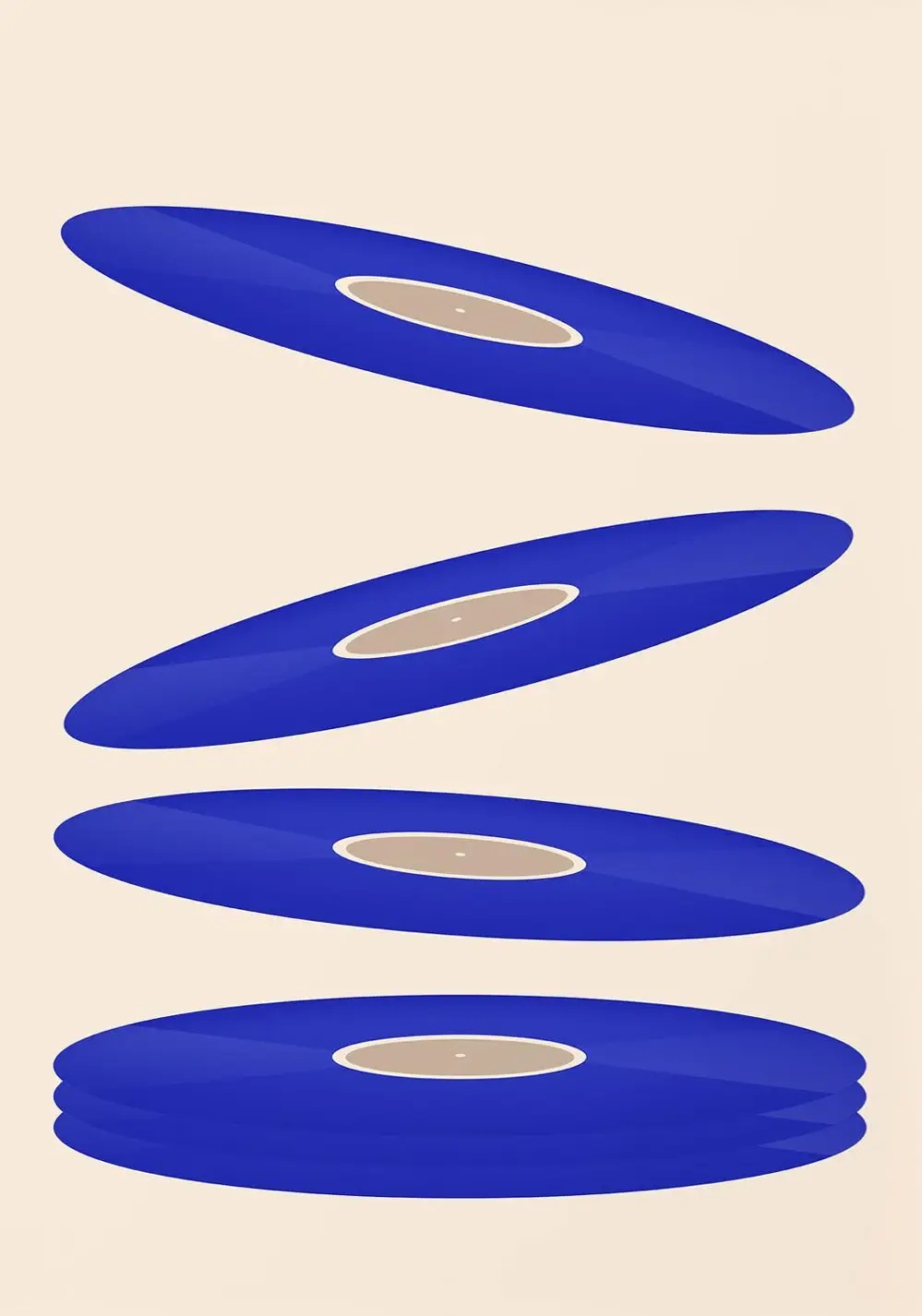 Mid Century Vinyl Record Canva - Office Furniture Home recensie en prijs