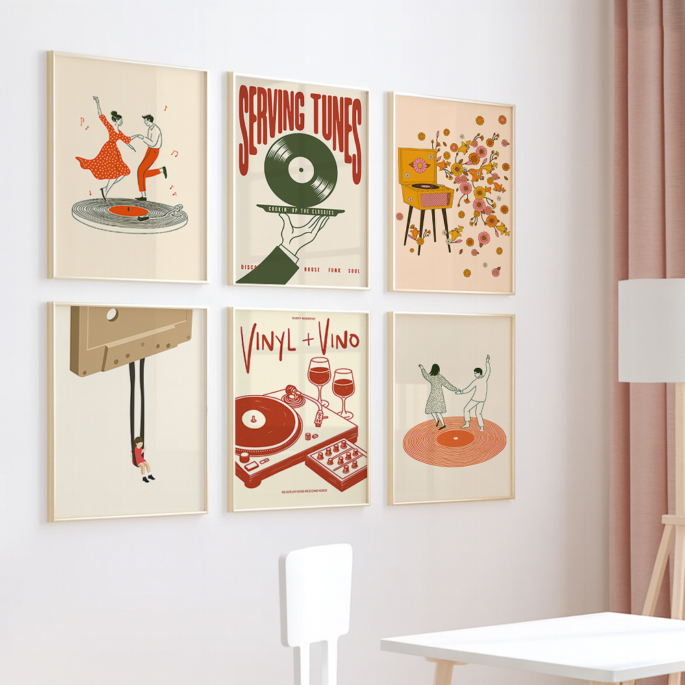 1pc Vintage Muziek Canvas Post - Office Furniture Home recensie en prijs