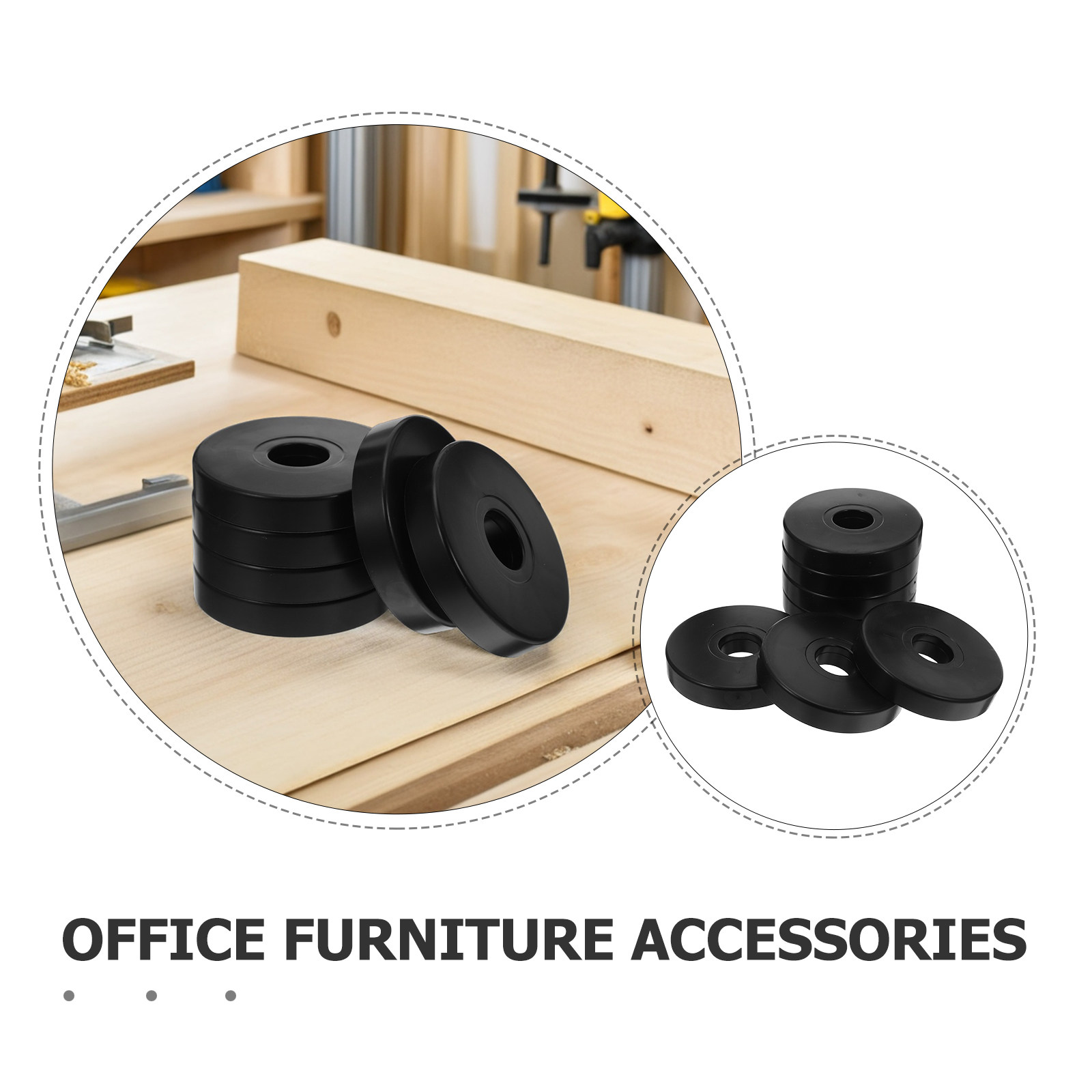 12 stuks antislip ronde zwenkw - Office Furniture Home recensie en prijs