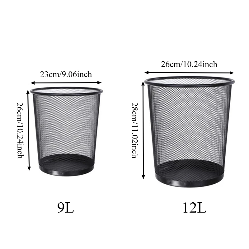 9L/12L Crushbestendige metalen - Paper Basket Mesh recensie en prijs