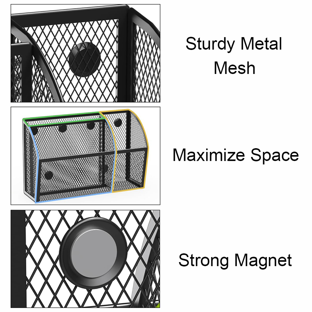 3-compartimenten magnetische g - Paper Basket Mesh recensie en prijs